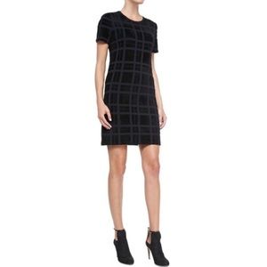 Theory Darmelle Plaid Velveteen Dress